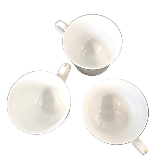 Silverie Fine China Footed Teacup Gold Trim Pink Floral Pattern Set of 3 - Picture 6 of 10